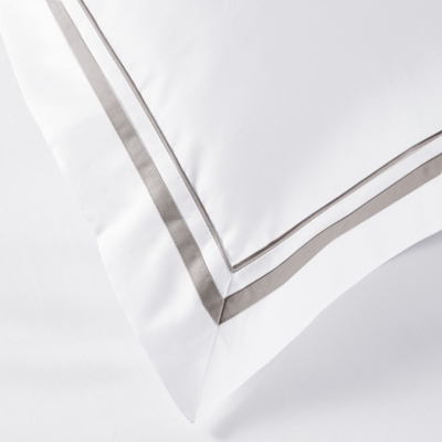 Cavendish Oxford Pillowcase with Border Single Cavendish Bed Linen