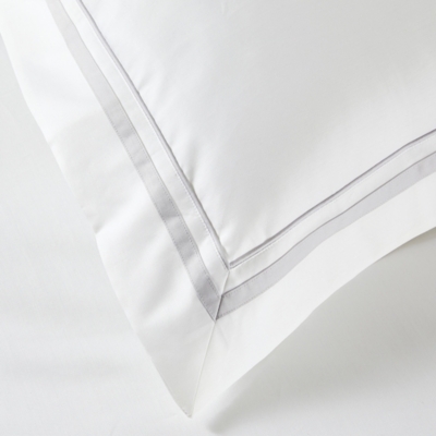 Cavendish Oxford Pillowcase with Border Single Cavendish Bed Linen