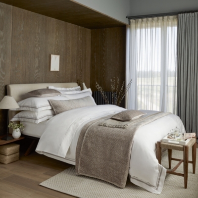 Cavendish Oxford Pillowcase with Border Single Cavendish Bed Linen