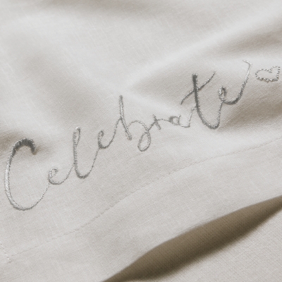 Celebrate Embroidered Napkins – Set of 4