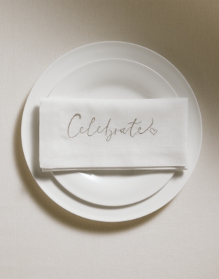 Celebrate Embroidered Napkins – Set of 4