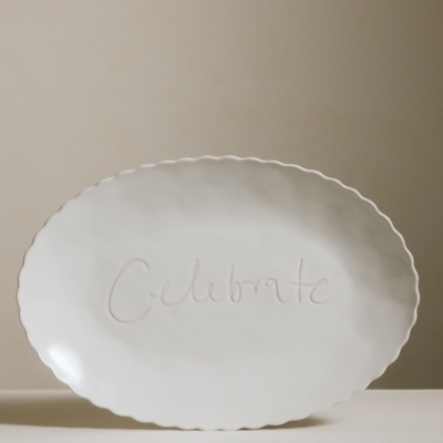 Celebrate Scalloped Platter