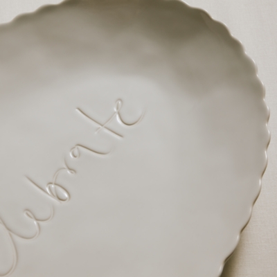 Celebrate Scalloped Platter