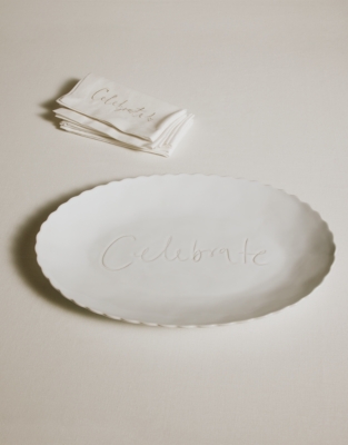 Celebrate Scalloped Platter