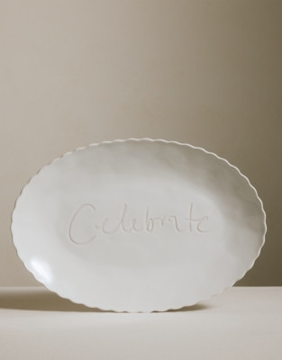 Celebrate Scalloped Platter