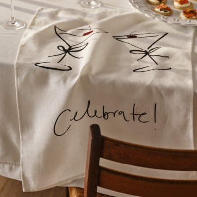 Celebration Glass Cloth Tea Towel