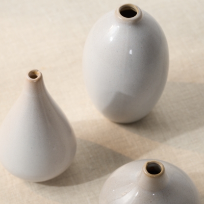 Ceramic Bud Vases – Set of 3