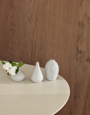 Ceramic Bud Vases – Set of 3