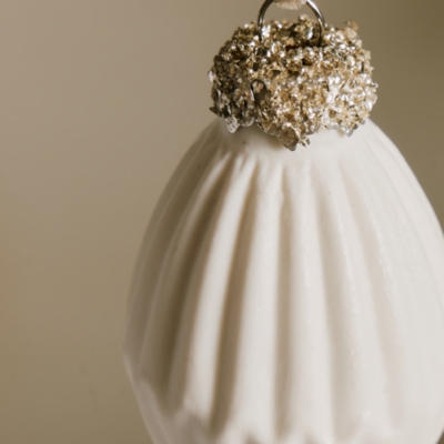 Ceramic Drop Bauble – 7.5cm