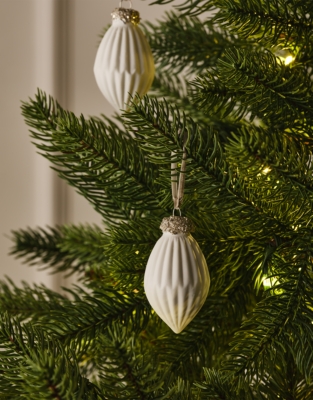 Ceramic Drop Bauble – 7.5cm