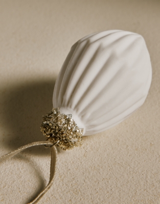 Ceramic Drop Bauble – 7.5cm