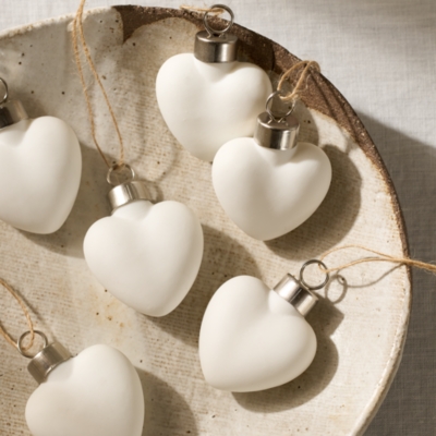 Ceramic Hearts – Set of 6