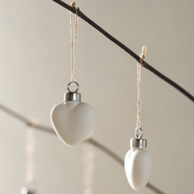 Ceramic Hearts – Set of 6