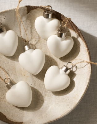 Ceramic Hearts – Set of 6