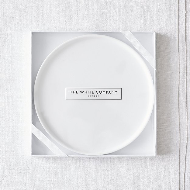 Ceramic Large Botanical Plate | Candle & Fragrance Accessories | The  White Company