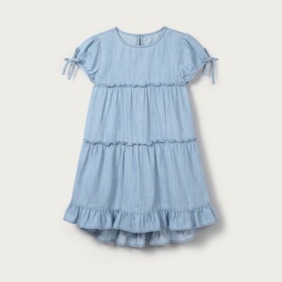 Chambray Tiered Dress (1-6yrs) | Baby & Children's Sale | The White ...