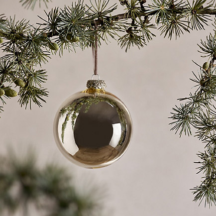 Champagne Glass Bauble – 3.5"