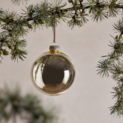 Champagne Glass Bauble – 9cm
