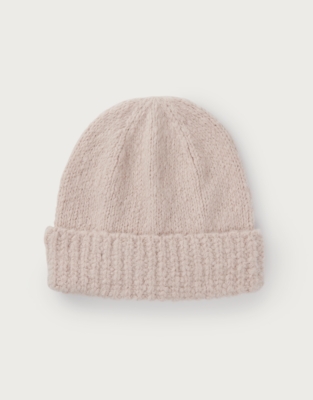 Change Stitch Beanie Hat with Alpaca