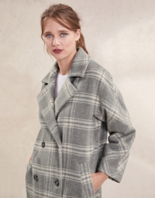 Check Coat Clothing Sale The White Company UK