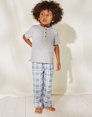 Check Pyjama Bottoms (112yrs) Boys' Nightwear The White Company UK
