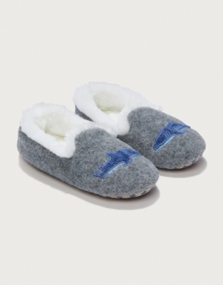 Children S Shark Slippers Baby Children S Sale The White Company UK   SHSSL 95 MAIN P