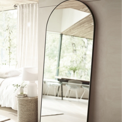 Chiltern Fine Metal Full Length Arch Mirror