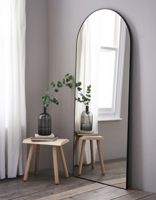 Chiltern Fine Metal Full Length Arch Mirror