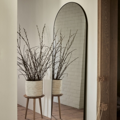 Chiltern Fine Metal Full Length Arch Mirror