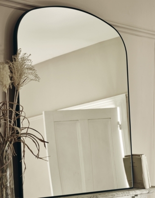 Chiltern Fine Metal Mantle Arch Mirror