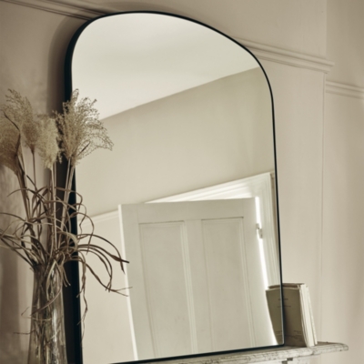 Chiltern Fine Metal Mantle Arch Mirror