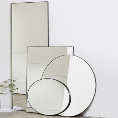 Chiltern Thin Metal Full Length Mirror Mirrors The White Company UK