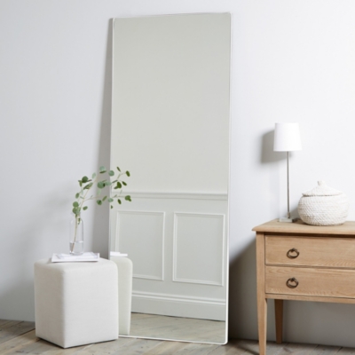 Chiltern Thin Metal Full Length Mirror Mirrors The White