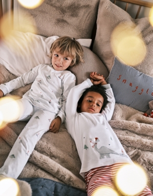 White company 2024 pyjamas kids