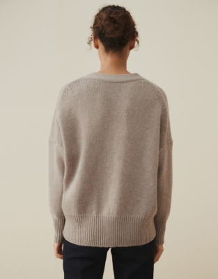 Chunky Boyfriend Cardigan Clothing Sale The White Company UK