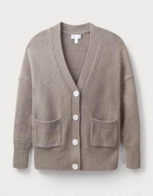 Chunky Boyfriend Cardigan Clothing Sale The White Company UK