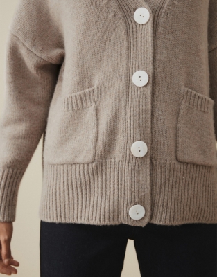 white boyfriend cardigan sweater