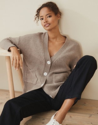 chunky boyfriend cardigan