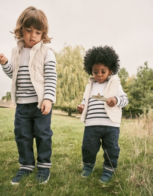 Chunky Stripe Jumper (0–18mths) | Baby Boys' | The White Company UK