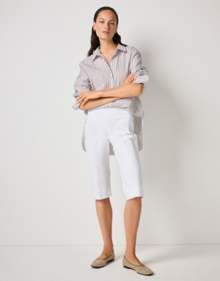 Classic Capri Trousers - White