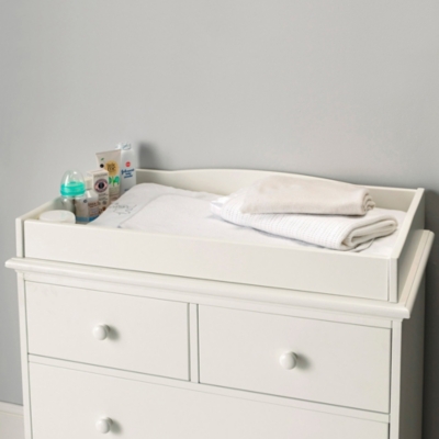 baby changing unit topper