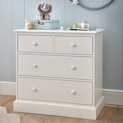 White company store chest of drawers