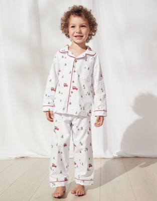 White christmas online pajamas