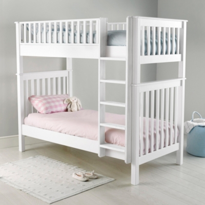 white company bunk beds