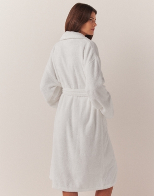 Classic Cotton Midi Robe Robes & Dressing Gowns The White Company UK