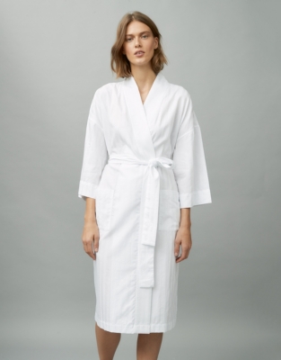 Classic Cotton Sateen Robe | Robes & Dressing Gowns | The White Company US