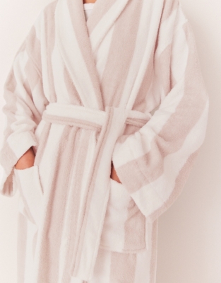 Classic Cotton Stripe Robe