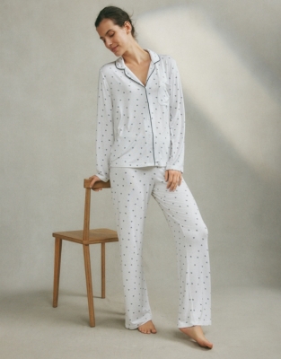 + NET SUSTAIN Gisele printed TENCEL™ Modal pajama set