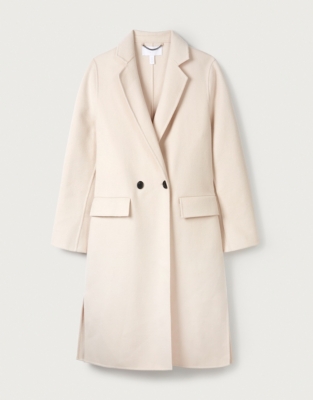 Classic DoubleFaced Wool Coat Clothing Sale The White Company UK