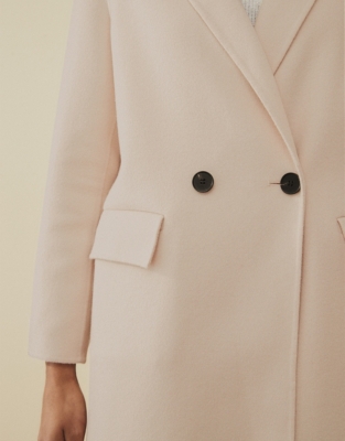 Classic DoubleFaced Wool Coat Clothing Sale The White Company UK